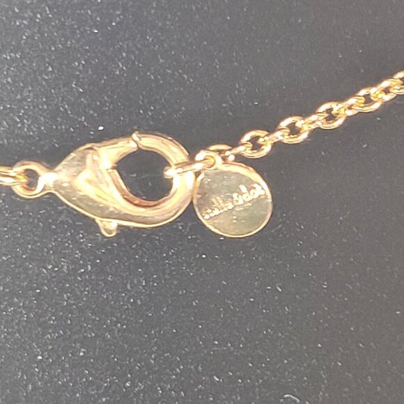 Stella & Dot Retro Gold-Tone Geometric Crystal Necklace - Picture 5 of 5